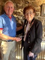 Dorothy Pulsford- Harris receiving Presidential Chain  